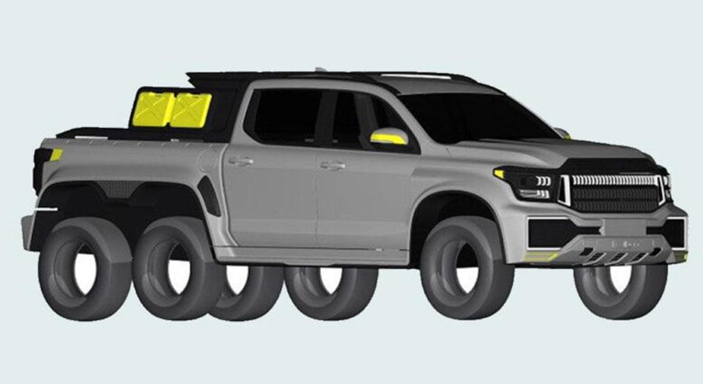 Great Wall намерен создать шестиколёсного конкурента Tesla Cybertruck