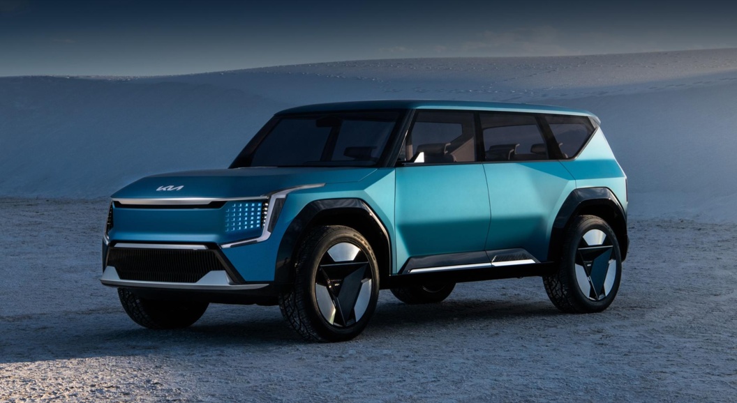 Kia раскрыла флагманский кроссовер EV9 на первом видео