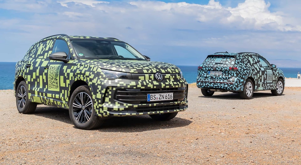 Новый Volkswagen Tiguan &laquo;попался&raquo; на дорогах без камуфляжа