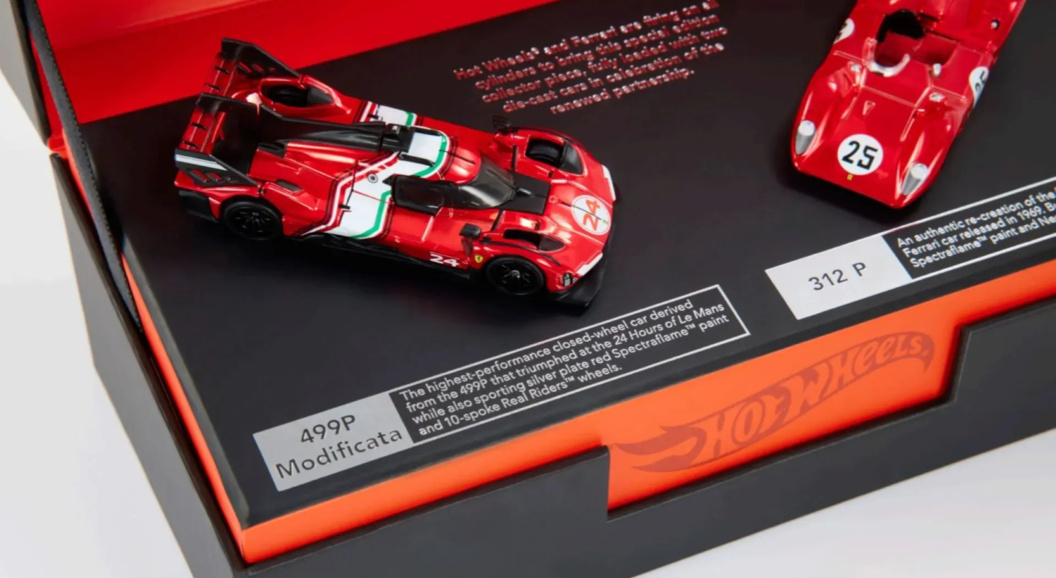 В коллекции игрушек Hot Wheels появились Ferrari