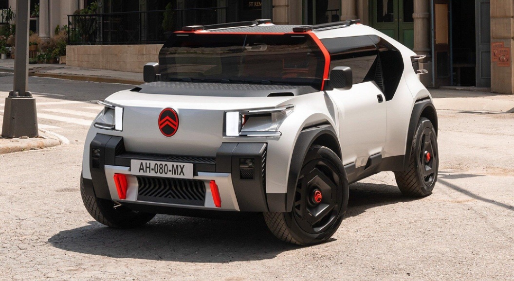 Необычный концепт-кар Citroen Oli получил кузов из картона