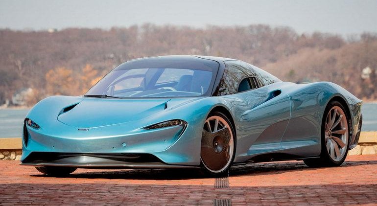 Очень редкий McLaren Speedtail продадут на аукционе за 3 млн долларов