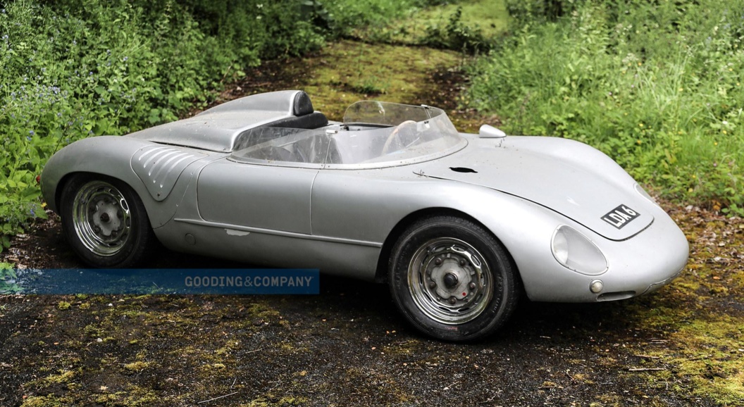 На аукцион выставят Porsche 550 Spyder, простоявший 35 лет в сарае