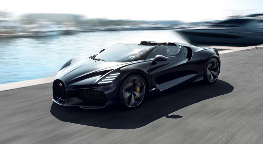 Bugatti попрощался с мотором W16 эффектным родстером Mistral