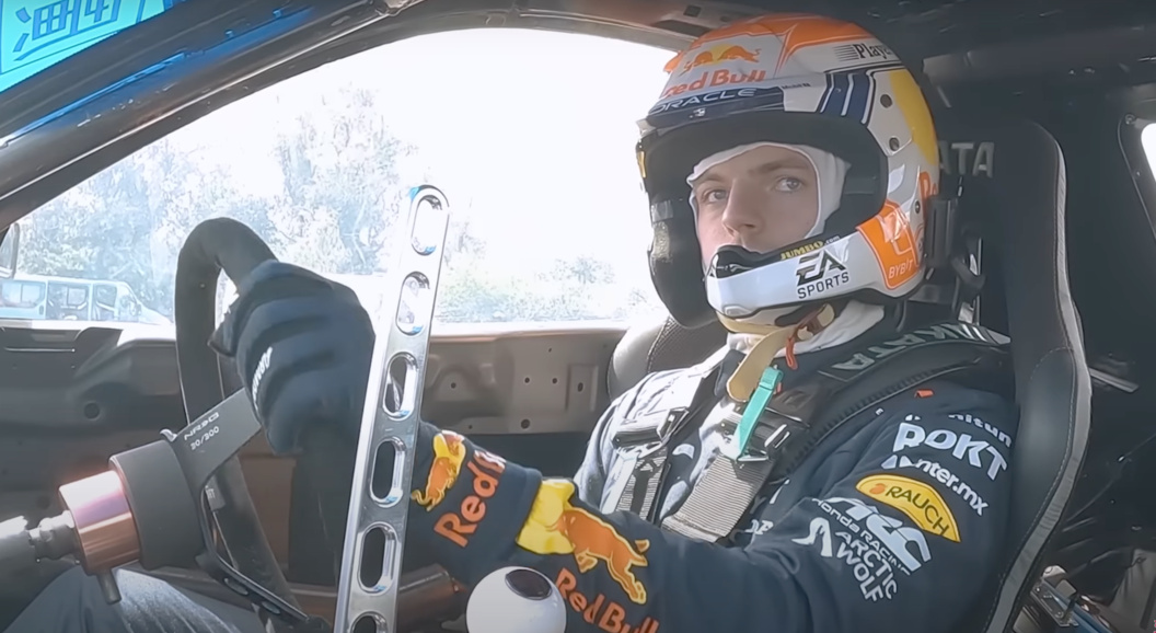 Макс Ферстаппен решил попробовать себя в дрифте