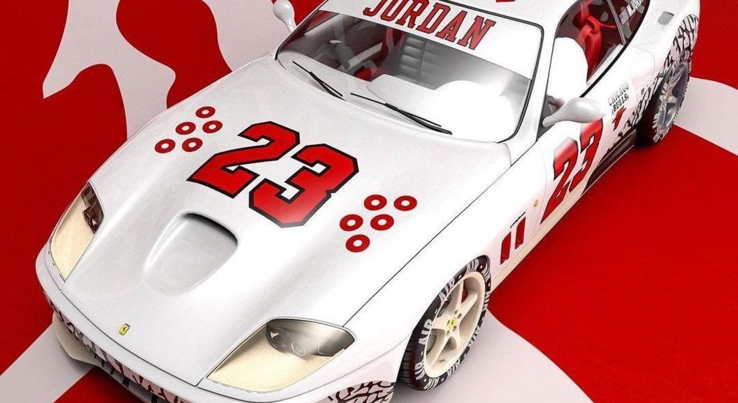 Кроссовкам Майкла Джордана посвятили спорткар Ferrari 550 Maranello