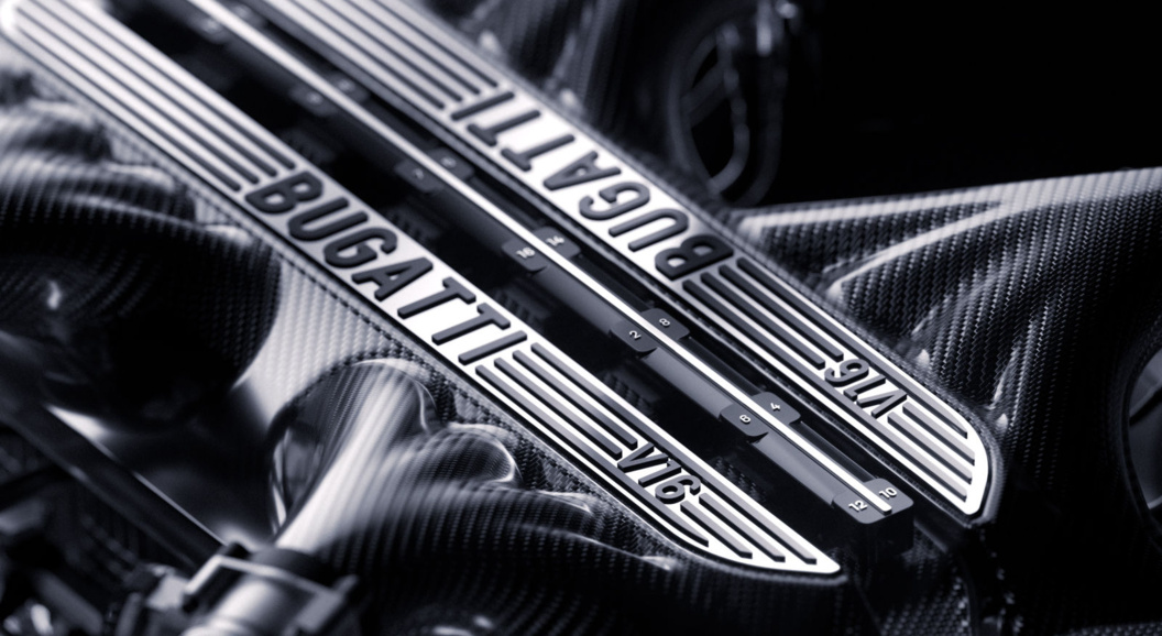 Bugatti анонсировал свой новый двигатель на замену W16