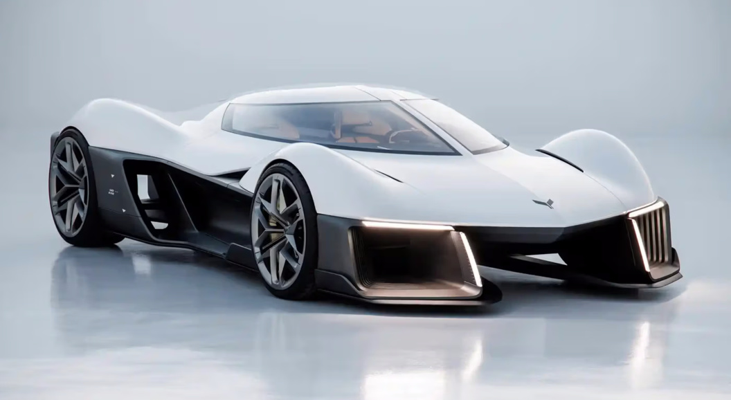 General Motors представили футуристичный электрокар Corvette