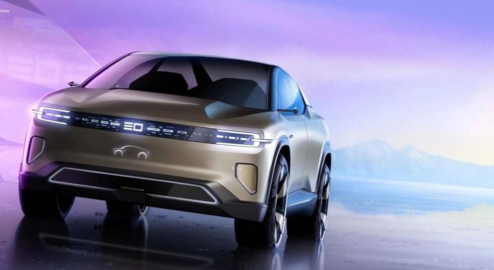 Футуристичный фастбэк Changan CD701 получил приборную панель в руле