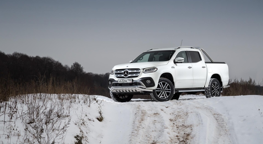 Mercedes-Benz X-class. Зимний тест