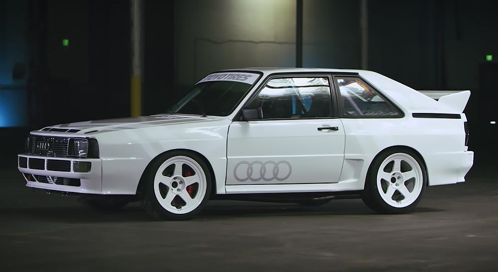 Кен Блок испытал необычный спорткар Audi Sport Quattro