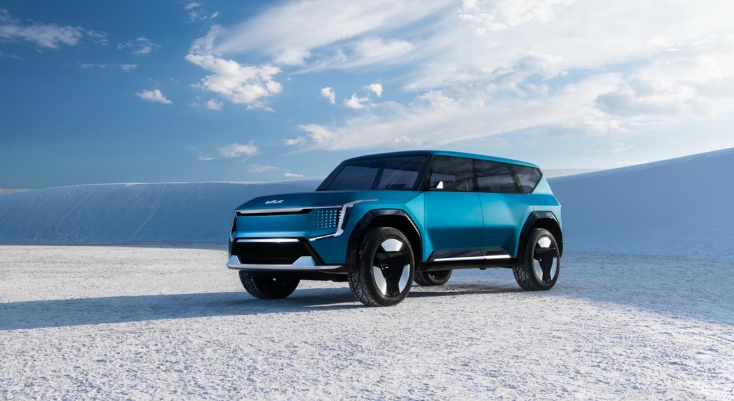 Kia показала серийный электрокроссовер EV9 на первых фото