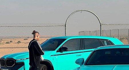 Тиффани-банда: Даня Милохин перекрасил свою машину в нестандартный цвет