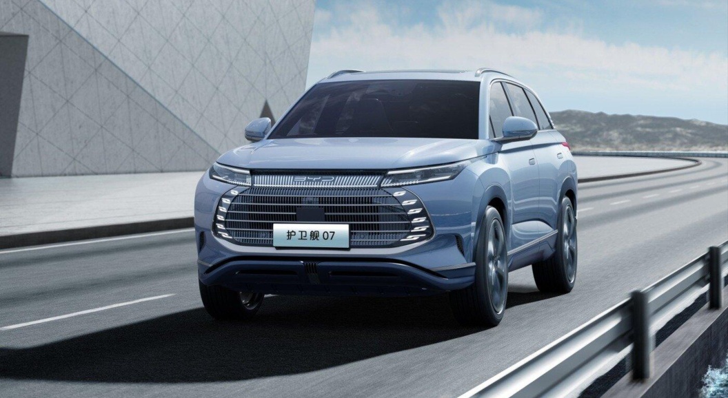 BYD раскрыл внешность нового кроссовера Corvette 07 на первых фото