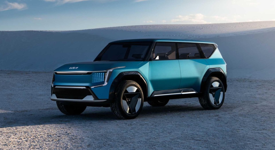 Kia раскрыла некоторые характеристики нового флагманского электрокроссовера EV9