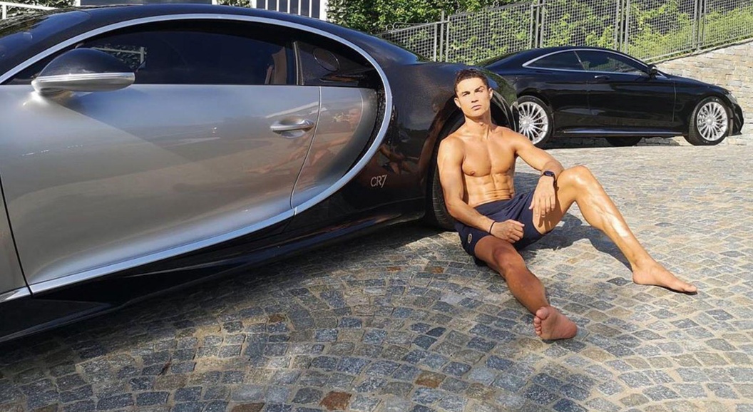 Телохранитель Криштиану Роналду разбил его Bugatti за 2 млн долларов