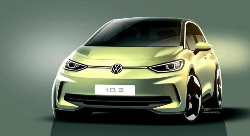 Volkswagen показал первые изображения обновлённого ID.3