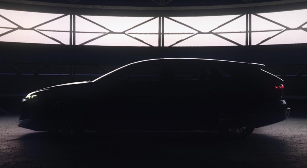 Audi опубликовал первые тизеры электрического универсала A6 Avant e-tron