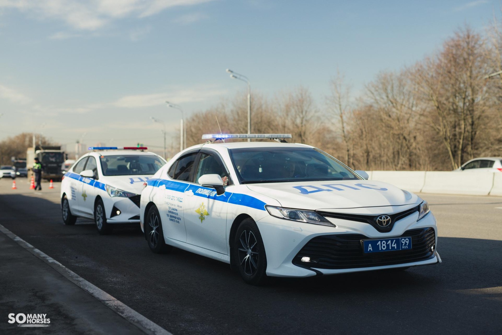 Патрульная машина ДПС